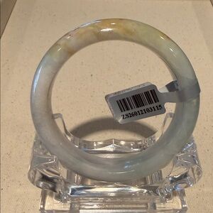 Light Jade Bangle Bracelet